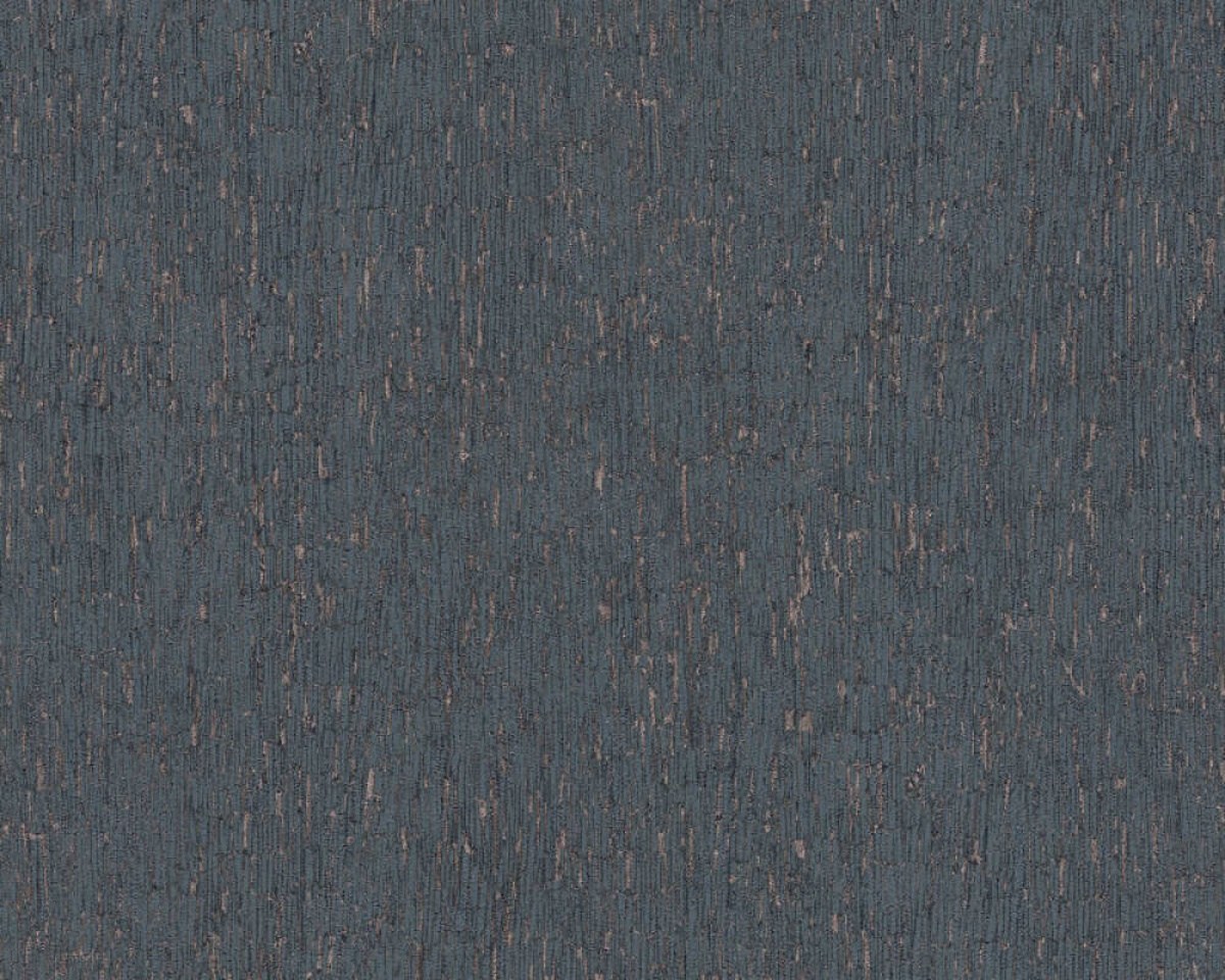 Moderná tapeta s imitáciou štiepaného kameňa a medeným leskom na čiermom podklade, 39562-2
